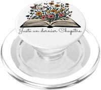Juste Un Dernier Chapitre Cadeau Lecture Livres Motif Floral PopSockets PopGrip pour MagSafe