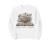 Juste Un Dernier Chapitre Cadeau Lecture Livres Motif Floral Sweatshirt