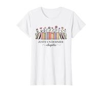 Juste Un Dernier Chapitre Cadeau Lecture Livres Motif Floral T-Shirt