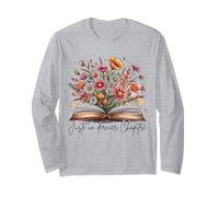 Juste Un Dernier Chapitre Cadeau Livres Lecture Motif Floral Manche Longue