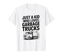 Juste Un Enfant Qui Aime Les camions à ordures et s'amuser T-Shirt