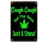 Juste Un Fumeur De Joints, Pas Un Malade, Un Drogué Du Cannabis, 420 Signe En Étain Imperméable Plaque Métallique Drôle Metal Tin Sign Pour Cuisine Jardin Ferme 20X30Cm
