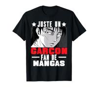 Juste Un Garçon Fan De Mangas | Anime Cadeaux Manga T-Shirt