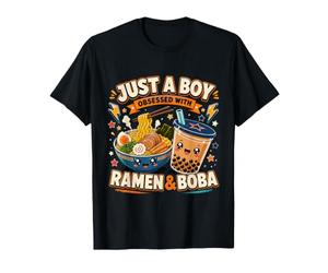 Juste Un garçon obsédé par Le thé à Bulles Ramen et Boba Otaku T-Shirt