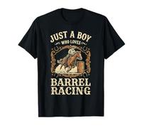 Juste Un garçon Qui Aime Barrel Racing Funny T-Shirt