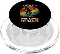Juste Un garçon Qui Aime Danser Sunset Hip Hop Breakdance Danseur PopSockets PopGrip pour MagSafe