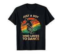 Juste Un garçon Qui Aime Danser Sunset Hip Hop Breakdance Danseur T-Shirt