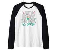 Juste Un garçon Qui Aime la célébration du Fandom K-Pop Manche Raglan