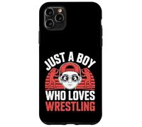 Juste Un garçon Qui Aime la Lutte et Le Divertissement pour Enfants Coque pour iPhone 11 Pro Max