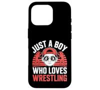 Juste Un garçon Qui Aime la Lutte et Le Divertissement pour Enfants Coque pour iPhone 16 Pro