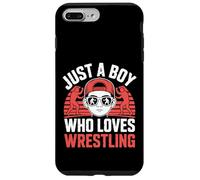 Juste Un garçon Qui Aime la Lutte et Le Divertissement pour Enfants Coque pour iPhone 7 Plus/8 Plus
