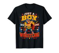 Juste Un garçon Qui Aime la Lutte, Garçons et Enfants, Lutteur T-Shirt