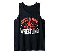 Juste Un garçon Qui Aime la Lutte, garçons et Enfants, Wrestler Boy Débardeur