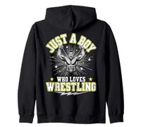 Juste Un garçon Qui Aime la Lutte, Les garçons, Les Enfants, Le catcheur Sweat à Capuche