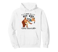 Juste Un garçon Qui Aime la Lutte Professionnelle Sweat à Capuche