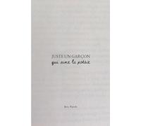 Juste un garçon qui aime la poésie