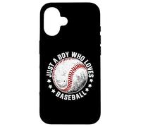 Juste Un garçon Qui Aime Le Joueur de Baseball préféré Coque pour iPhone 16