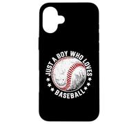 Juste Un garçon Qui Aime Le Joueur de Baseball préféré Coque pour iPhone 16 Plus
