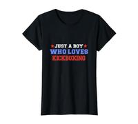 Juste Un garçon Qui Aime Le Kickboxing Funny Kickboxer T-Shirt Graphique avec Valeur