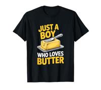 Juste un garçon qui aime le petit-déjeuner au beurre T-Shirt