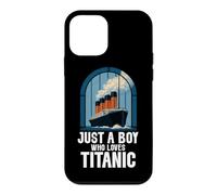 Juste Un garçon Qui Aime Le Titanic RMS Titanic Ship Icebearg Coque pour iPhone 12 Mini