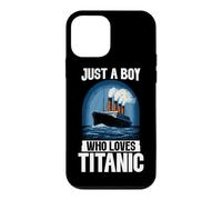 Juste Un garçon Qui Aime Le Titanic RMS Titanic Ship Icebearg Coque pour iPhone 12 Mini