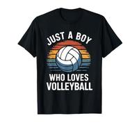 Juste Un garçon Qui Aime Le Volley-Ball, Jeu de Sport, Volley-Ball pour Enfants T-Shirt