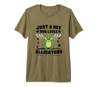 Juste Un garçon Qui Aime Les Alligators Funny Gators T-Shirt Haut de Gamme