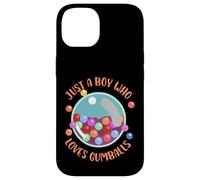 juste un garçon qui aime les boules de gomme Design pour les amoureux des boules de gomme Coque pour iPhone 14
