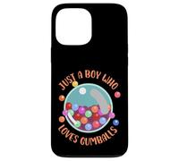 juste un garçon qui aime les boules de gomme Design pour les amoureux des boules de gomme Coque pour iPhone 13 Pro Max