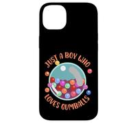 juste un garçon qui aime les boules de gomme Design pour les amoureux des boules de gomme Coque pour iPhone 14 Plus
