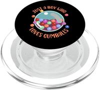 juste un garçon qui aime les boules de gomme Design pour les amoureux des boules de gomme PopSockets PopGrip pour MagSafe