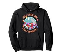 juste un garçon qui aime les boules de gomme Design pour les amoureux des boules de gomme Sweat à Capuche