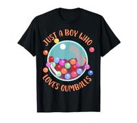 juste un garçon qui aime les boules de gomme Design pour les amoureux des boules de gomme T-Shirt
