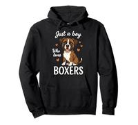 Juste Un garçon Qui Aime Les Boxeurs Sweat à Capuche