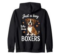 Juste Un garçon Qui Aime Les Boxeurs Sweat à Capuche