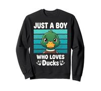 Juste Un garçon Qui Aime Les Canards Amant drôle de Canard Sweatshirt