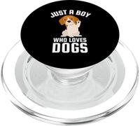 Juste Un garçon Qui Aime Les Chiens PopSockets PopGrip pour MagSafe