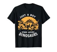 Juste Un garçon Qui Aime Les Dinosaures T-Shirt Graphique avec Valeur