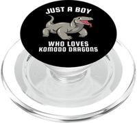 Juste Un garçon Qui Aime Les Dragons de Komodo PopSockets PopGrip pour MagSafe