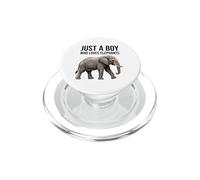 Juste Un garçon Qui Aime Les éléphants PopSockets PopGrip pour MagSafe