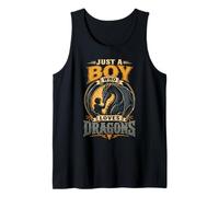 Juste Un garçon Qui Aime Les Enfants passionnés de Dragons Débardeur