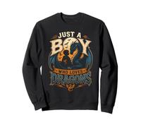 Juste Un garçon Qui Aime Les Enfants passionnés de Dragons Sweatshirt