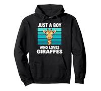 Juste Un garçon Qui Aime Les girafes Amant drôle de Girafe Sweat à Capuche