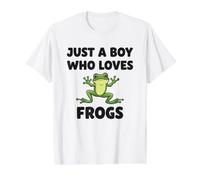 Juste Un garçon Qui Aime Les Grenouilles T-Shirt Graphique avec Valeur