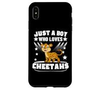 Juste Un garçon Qui Aime Les guépards, Un guépard drôle Coque pour iPhone XS Max