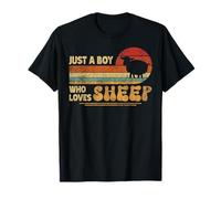 Juste Un garçon Qui Aime Les Moutons Un Fermier de Moutons Amusant T-Shirt