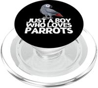 Juste Un garçon Qui Aime Les perroquets Funny Perrot PopSockets PopGrip pour MagSafe