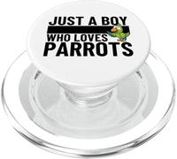 Juste Un garçon Qui Aime Les perroquets Funny Perrot PopSockets PopGrip pour MagSafe