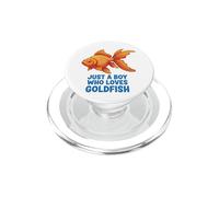 Juste Un garçon Qui Aime Les Poissons Rouges PopSockets PopGrip pour MagSafe